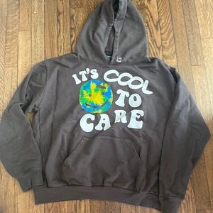 Lonely ghost hoodie it’s cool to care